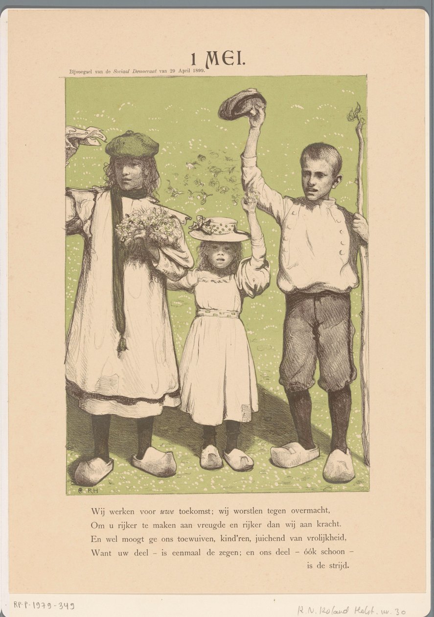1 mei (original titel på objekt) af Richard Nicolaüs Roland Holst