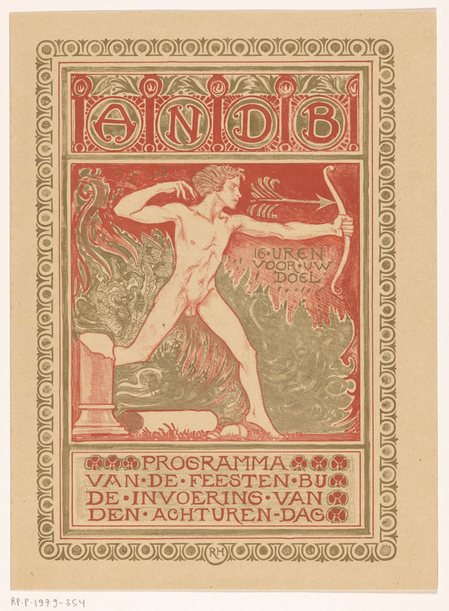 Forsidedesign til: Festprogram for General Dutch Diamond Workers