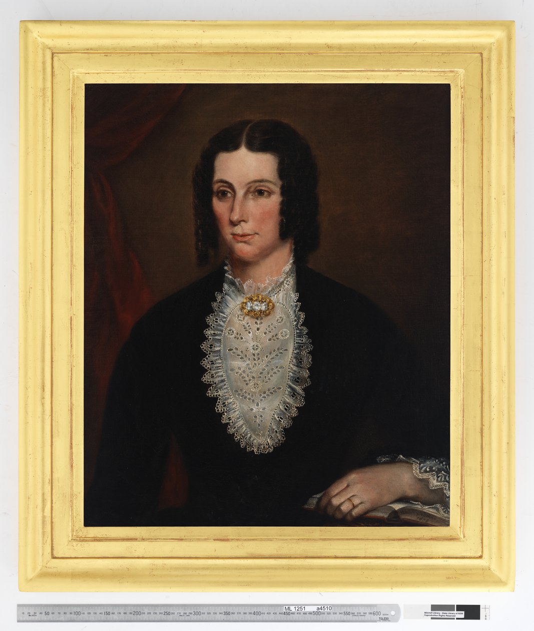 Portræt af Sarah Scarvell, født Redmond, 1855 af Richard Noble