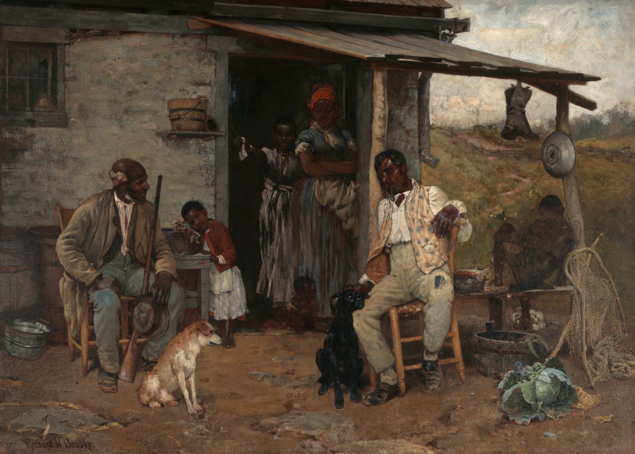 Et hundebytte, 1881. af Richard Norris Brooke