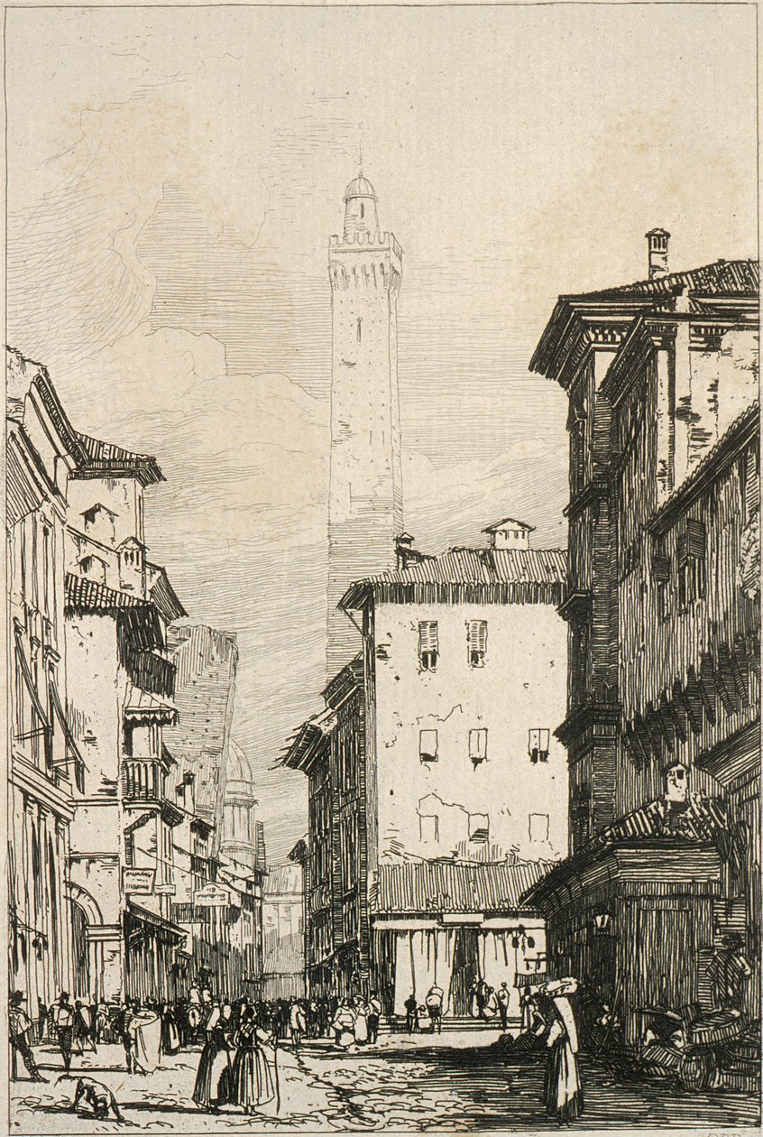 Bologna af Richard Parkes Bonington
