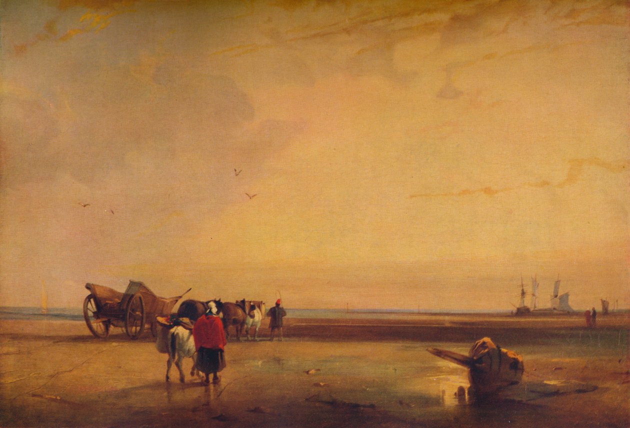Boulogne Sands, 1827 af Richard Parkes Bonington
