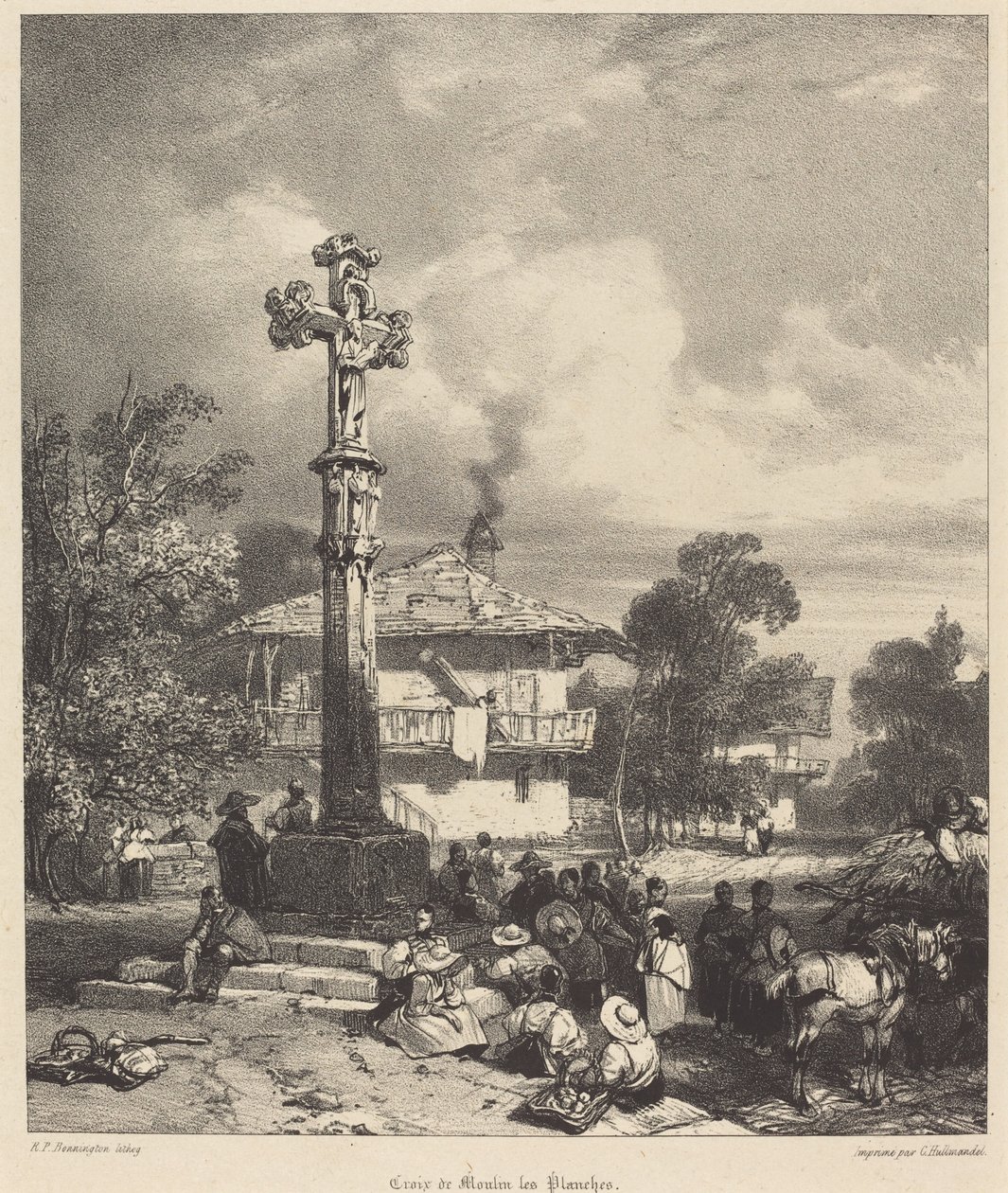 Kors af Moulin-les-Planches af Richard Parkes Bonington