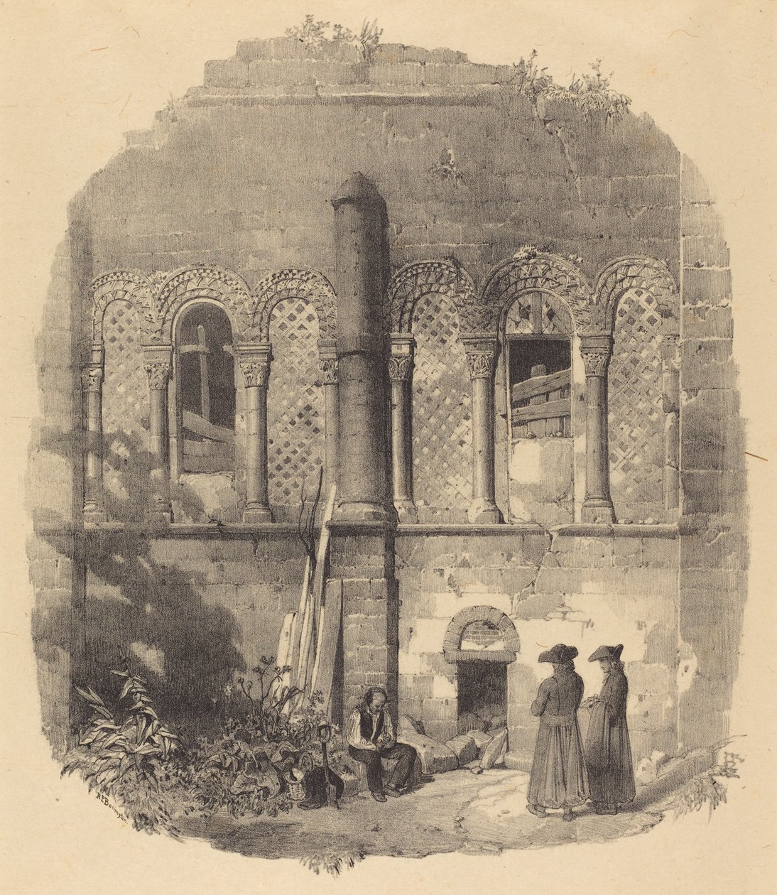 Saint-Taurin-kirken, Evreux af Richard Parkes Bonington