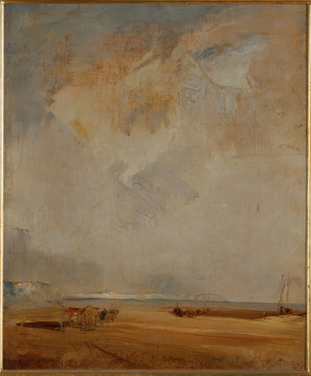 Kyst i Normandiet af Richard Parkes Bonington