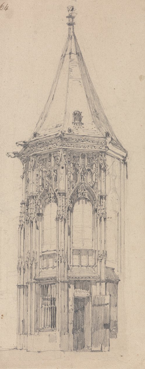 Retsbygningen, Rouen af Richard Parkes Bonington