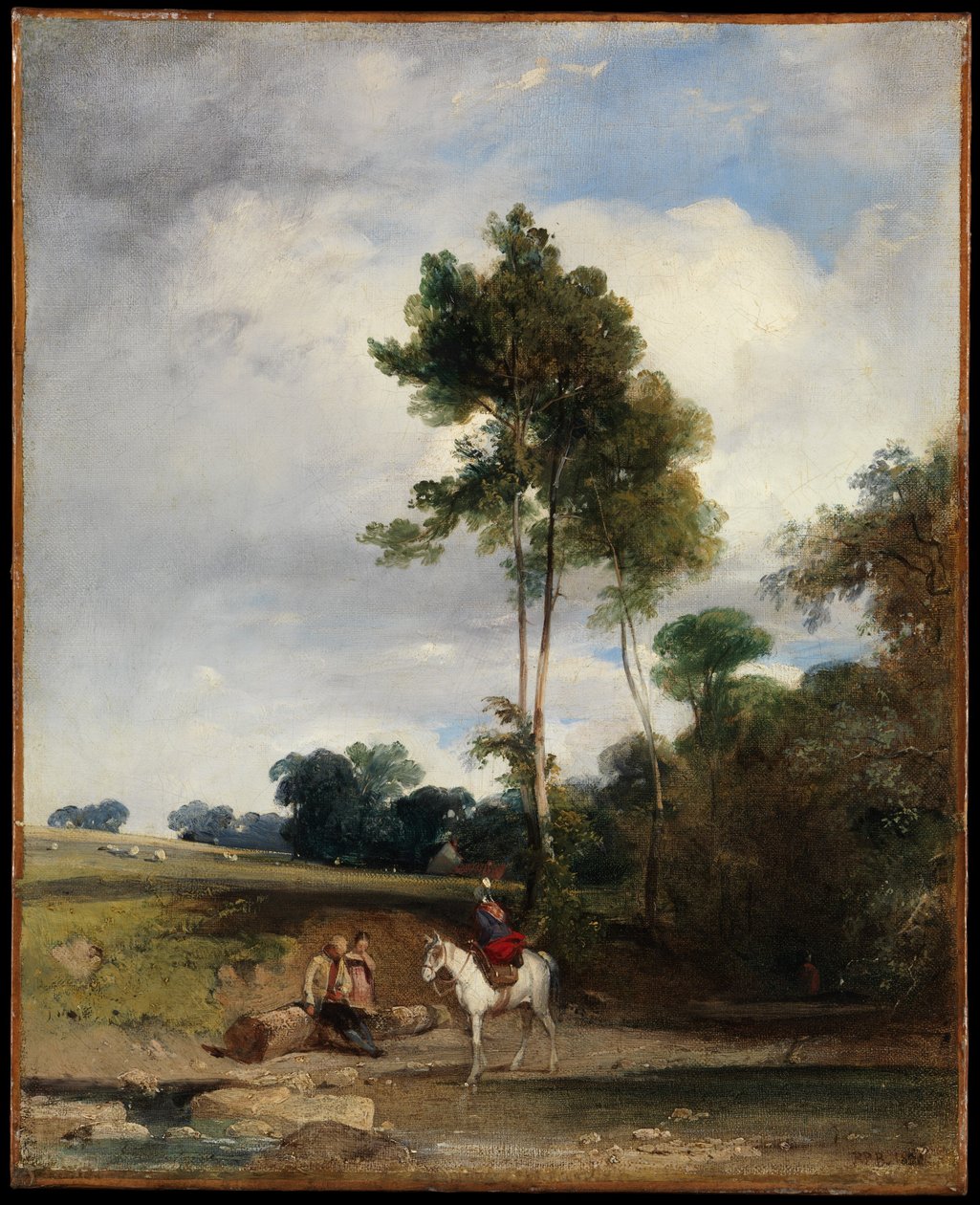 Ophold ved vejkanten af Richard Parkes Bonington