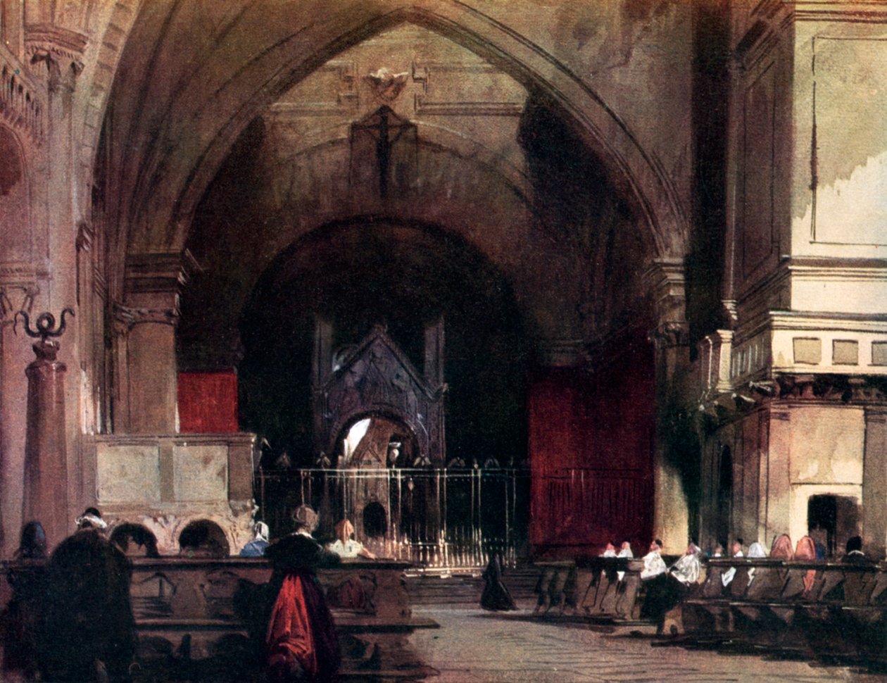 St Ambrogio-kirken, Milano, begyndelsen af det 19. århundrede, 1929 af Richard Parkes Bonington