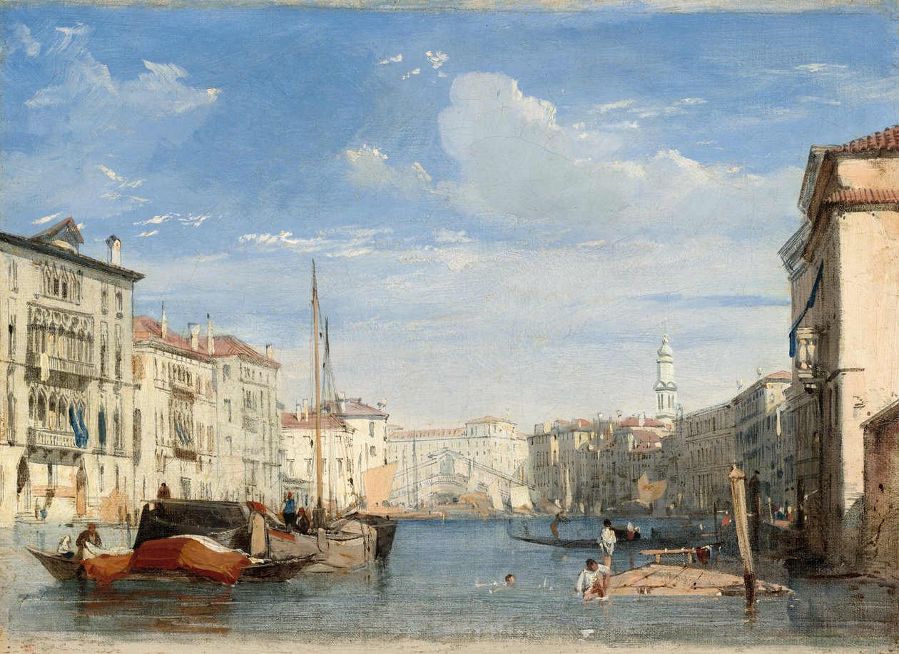 Canal Grande af Richard Parkes Bonington