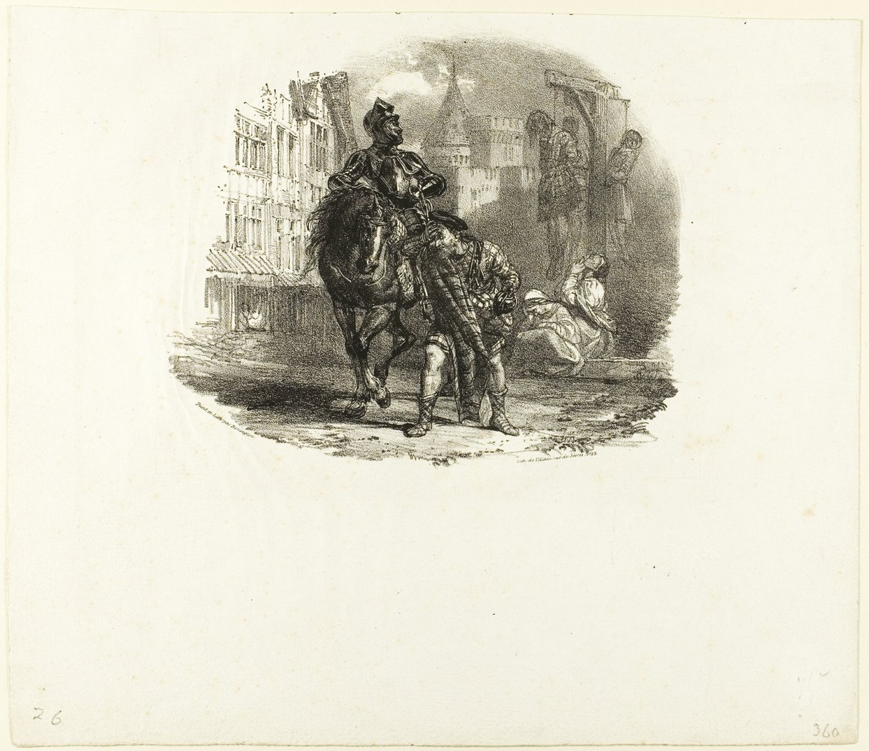 De hængte af Richard Parkes Bonington