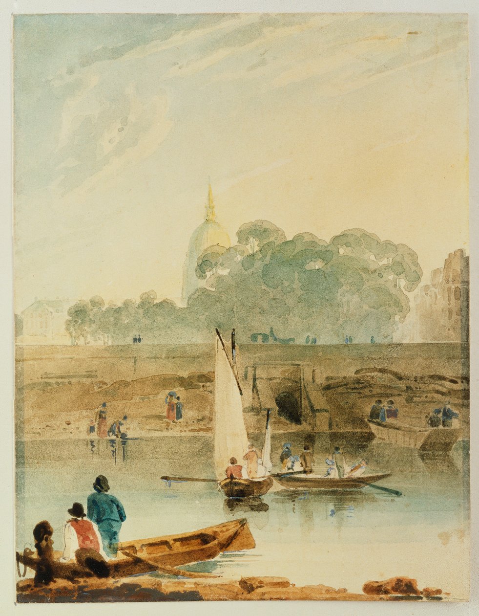 Hotel des Invalides af Richard Parkes Bonington