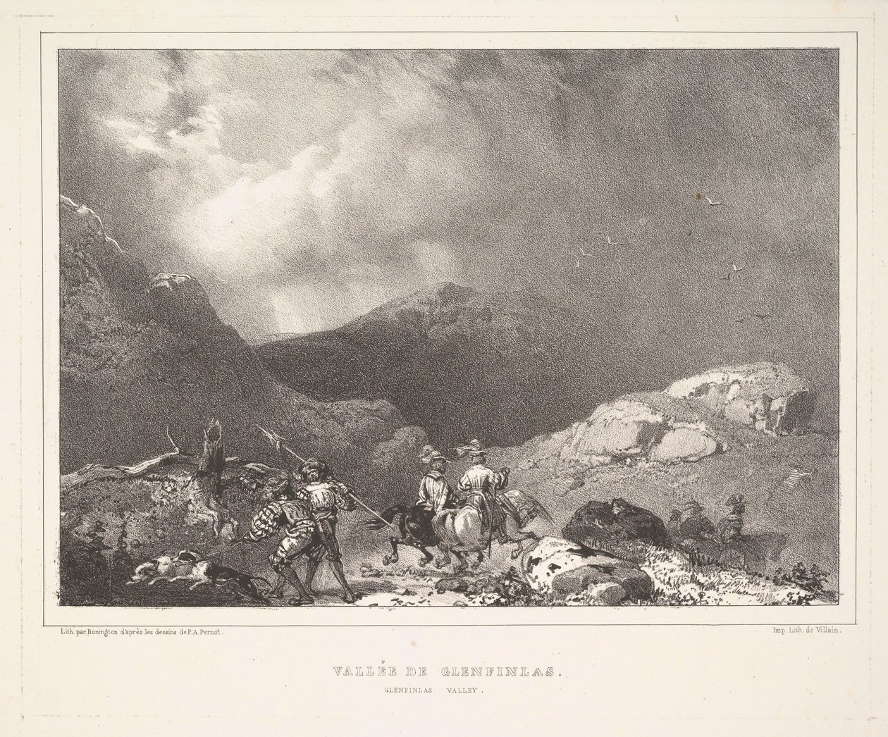 Glenfinlas Valley Glenfinlas Valley, 1826. af Richard Parkes Bonington