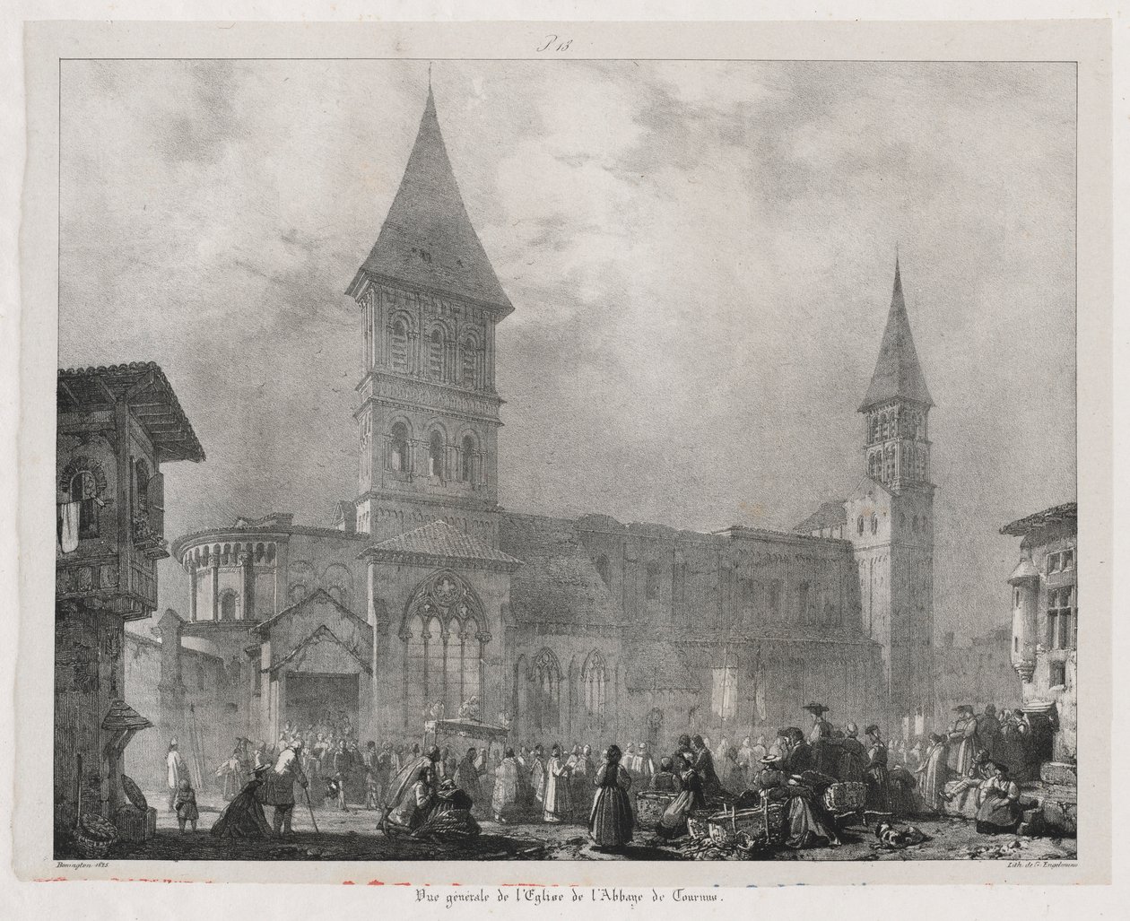 Maleriske og romantiske rejser i det gamle Frankrig, Franche-Comté..., 1825. af Richard Parkes Bonington