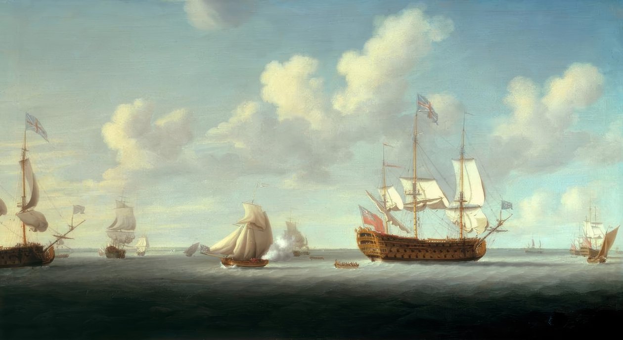 Schiff Royal William / Gem. v. Paton af Richard Paton