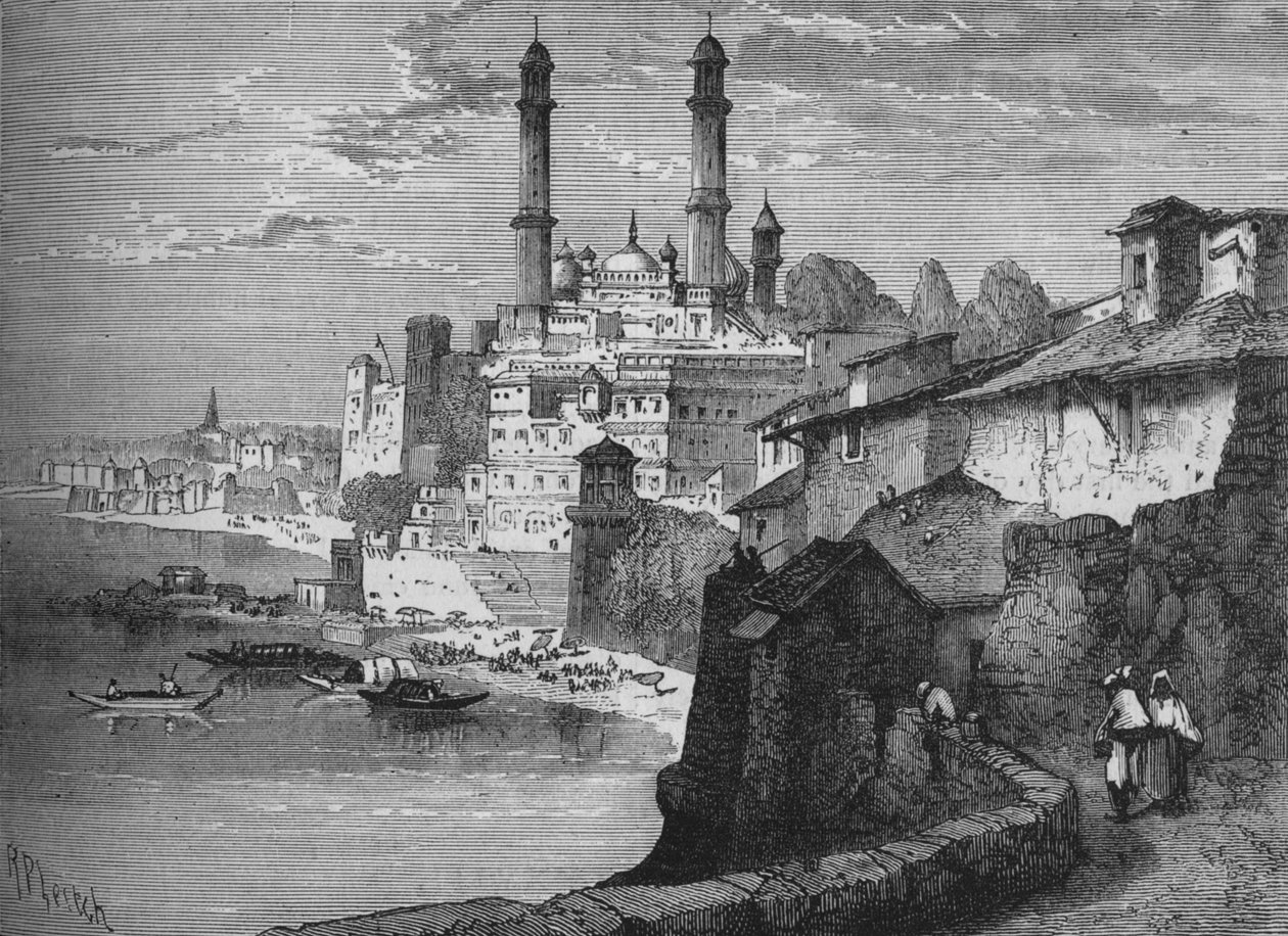 Benares, c1880 af Richard Principal Leitch