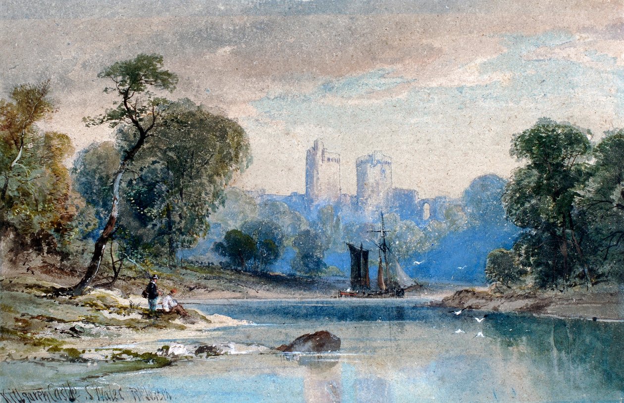 Killgaren Castle, S Wales af Richard Principal Leitch