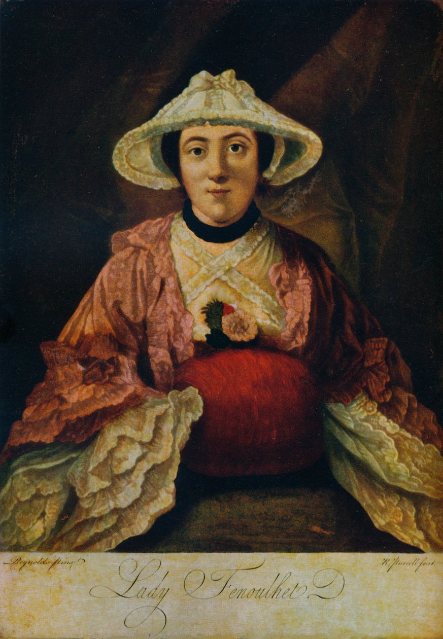 Anne nee Day, Lady Fenoulhet, c1760 af Richard Purcell