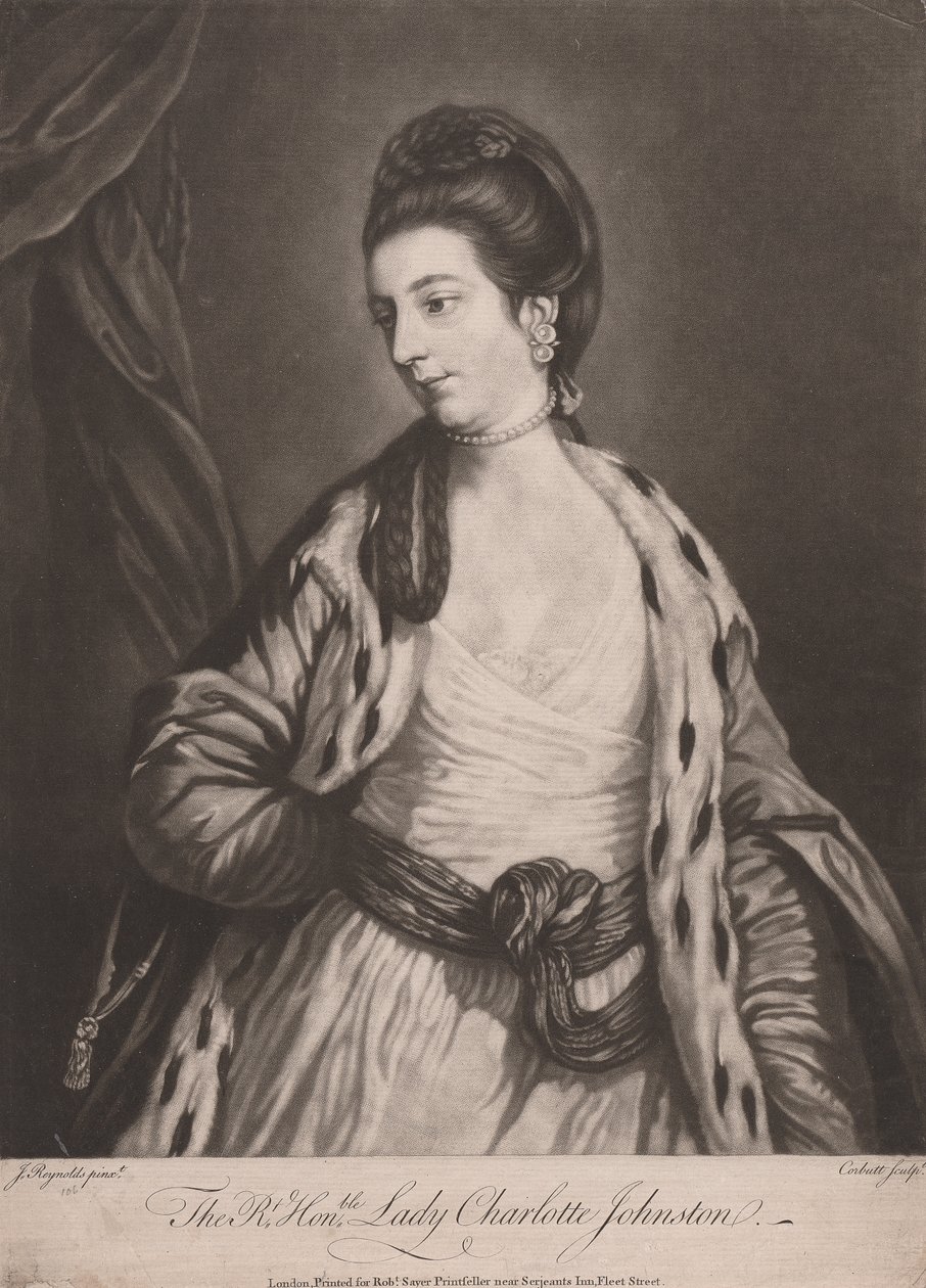 Den rigtige ærede Lady Charlotte Johnston af Richard Purcell