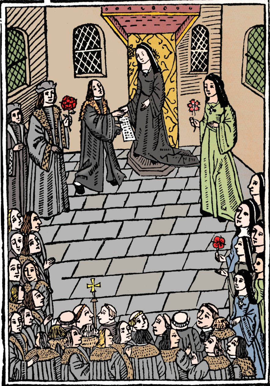 Ægteskabstraktat mellem Charles V og prinsesse Mary Tudor, c1508 af Richard Pynson