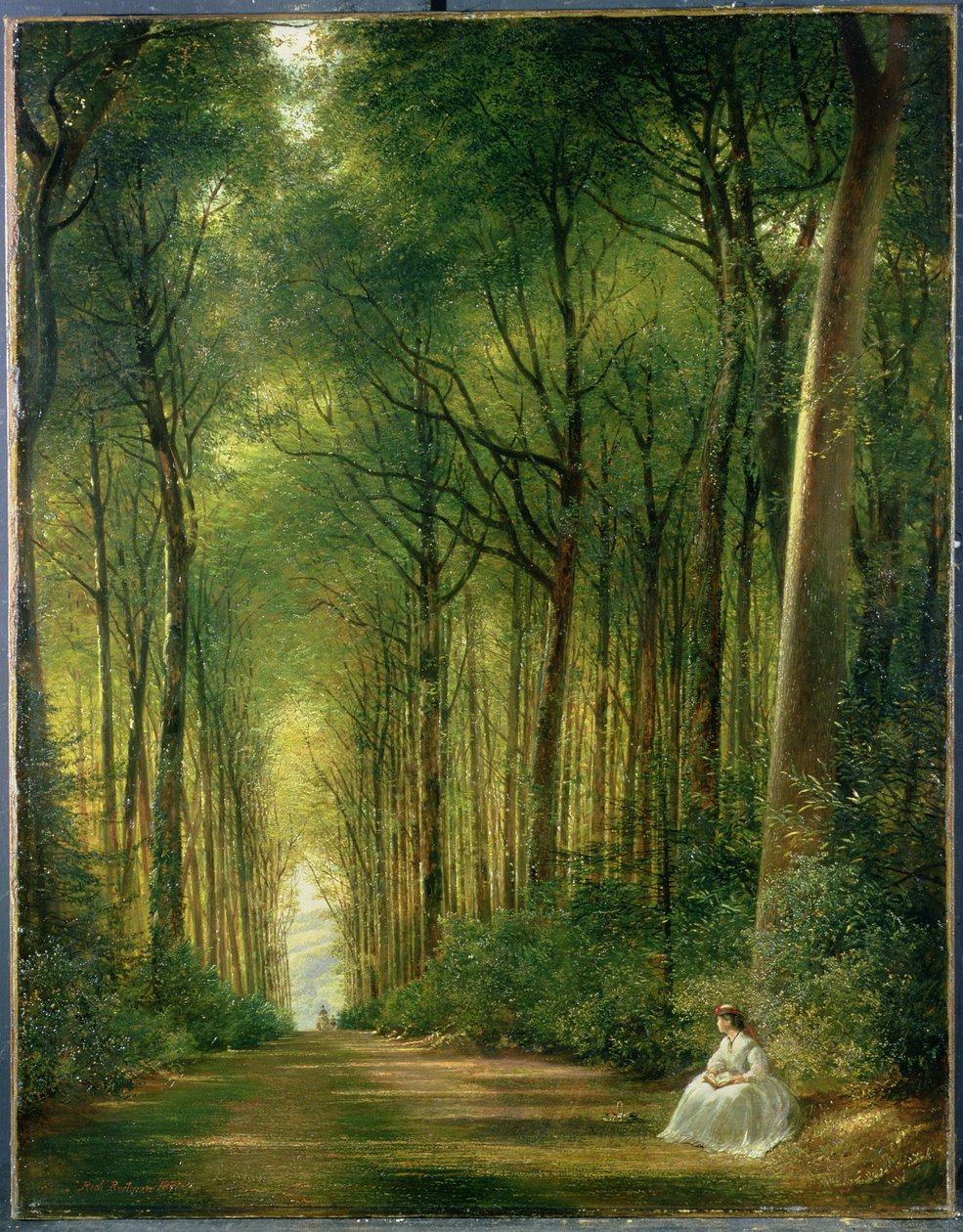 The Beech Avenue, Denbies, 1870 af Richard Redgrave