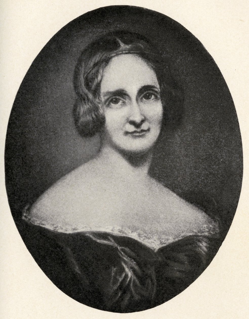 Mary Wollstonecraft Shelley (1797-1851) illustration fra 