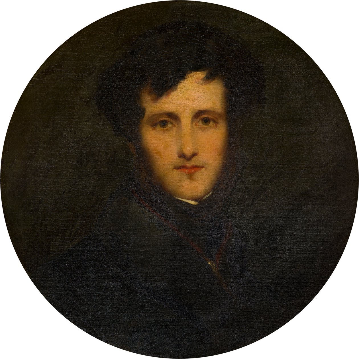Portræt af John George Weld Forester, 2nd Lord Forester (1801-1874), ca. 1820-68 (olie på lærred) af Richard Rothwell