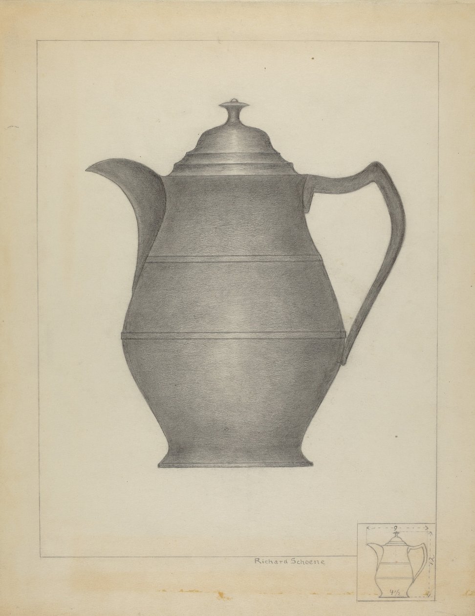 Tin kande af Richard Schoene