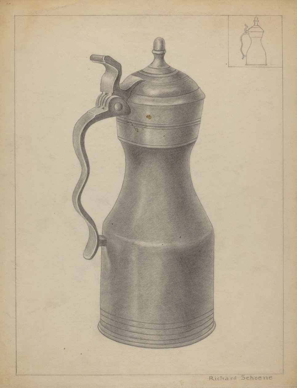 Tin Tankard af Richard Schoene