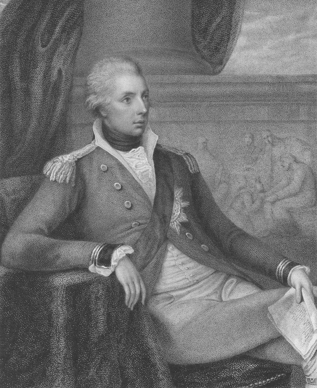 Frederick Howard, 5. jarl af Carlisle, graveret af Thomas Ryder, 1800 af Richard Westall