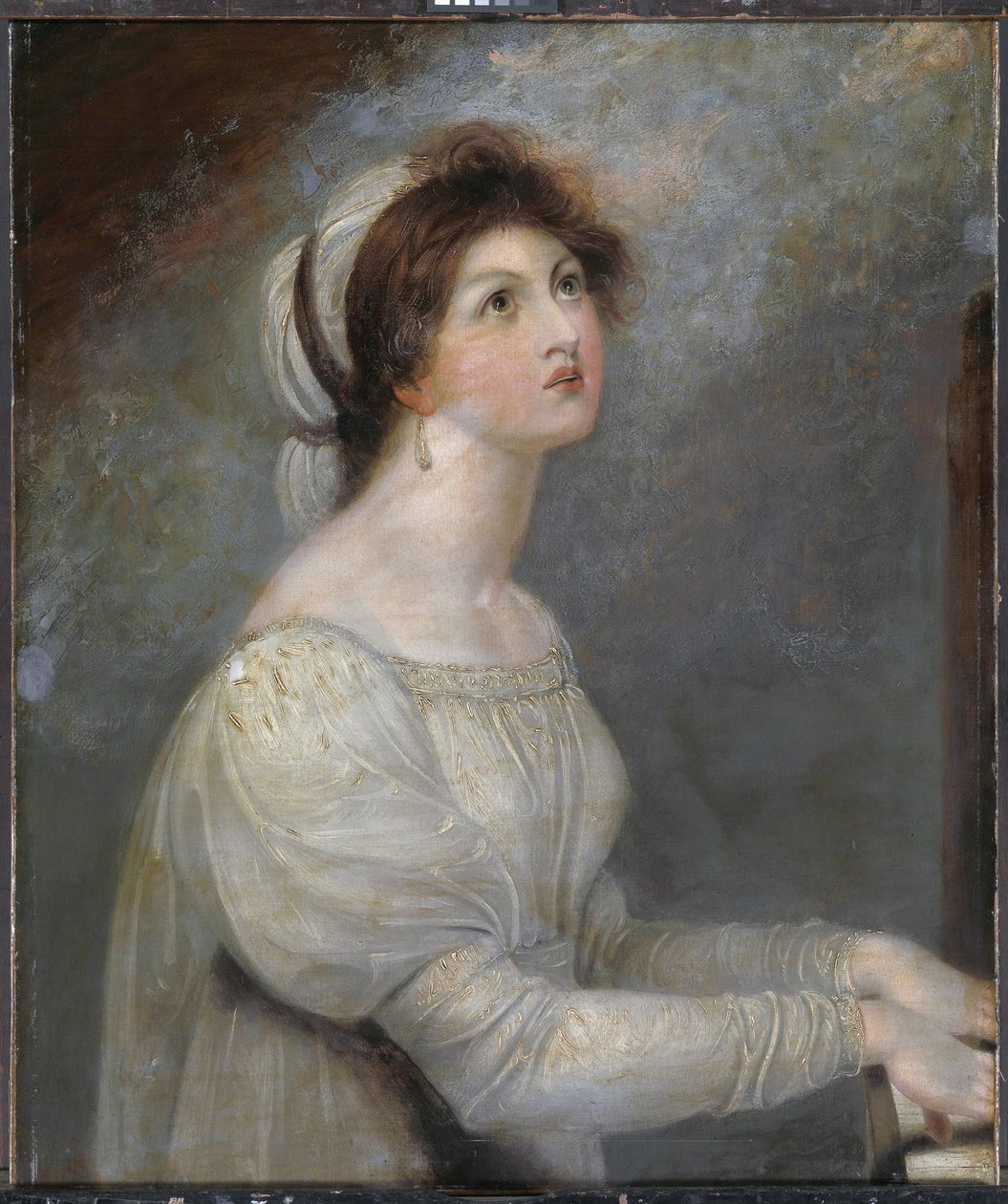 Lady Hamilton som Sankt Cecilia af Richard Westall