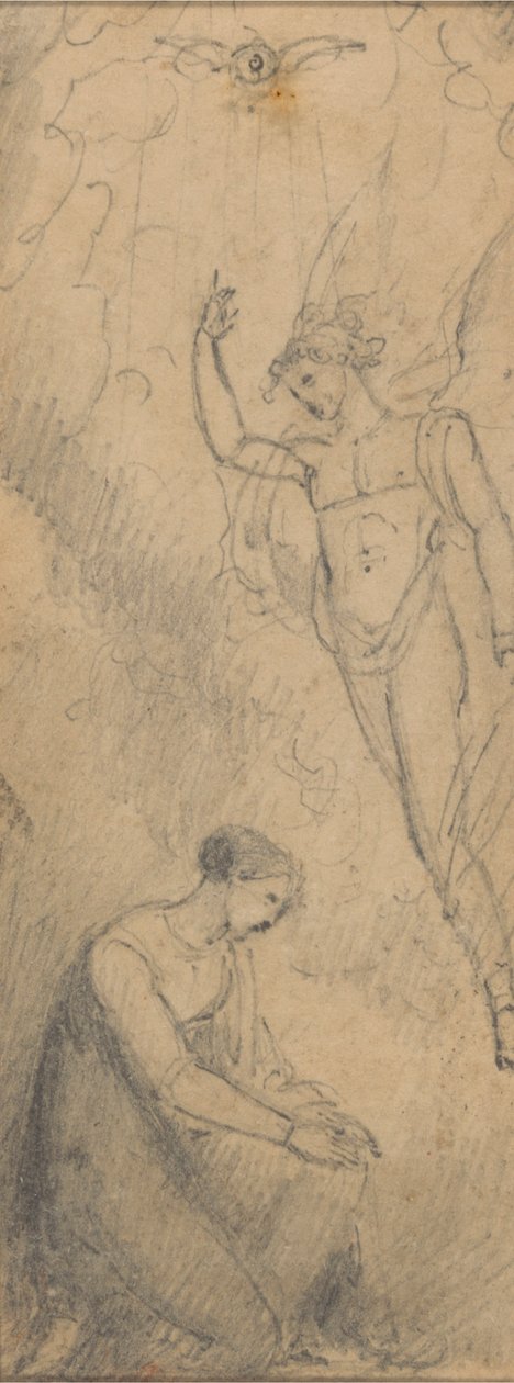 Bebudelsen (Luk 1:26) af Richard Westall