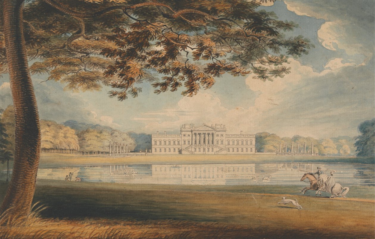 Wanstead House af Richard Westall