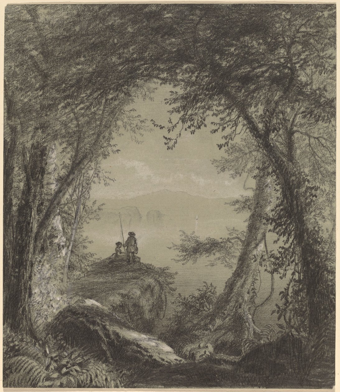 Lake George af Richard William Hubbard
