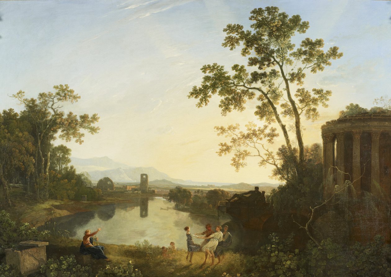 Apollo And The Seasons (olie på lærred) af Richard Wilson