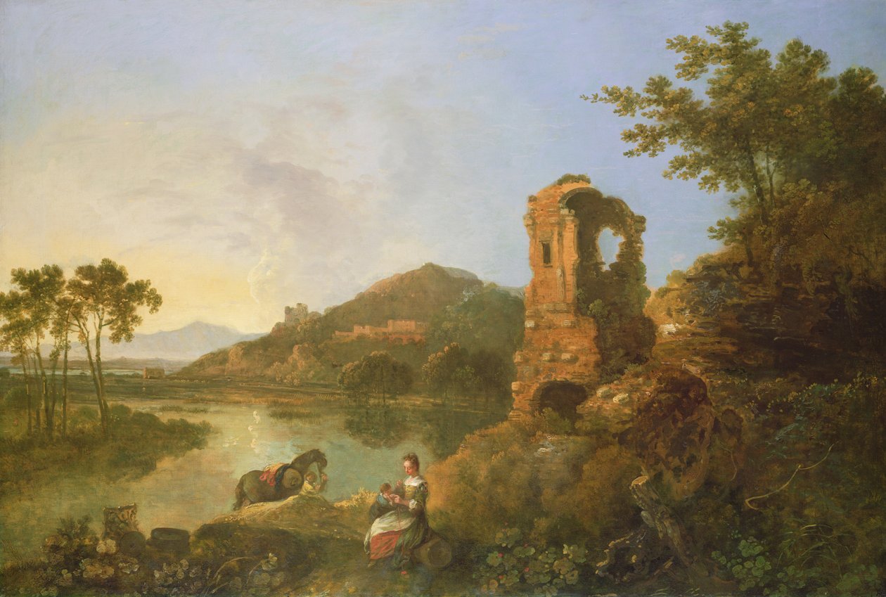 Ciceros villa (olie på lærred) af Richard Wilson