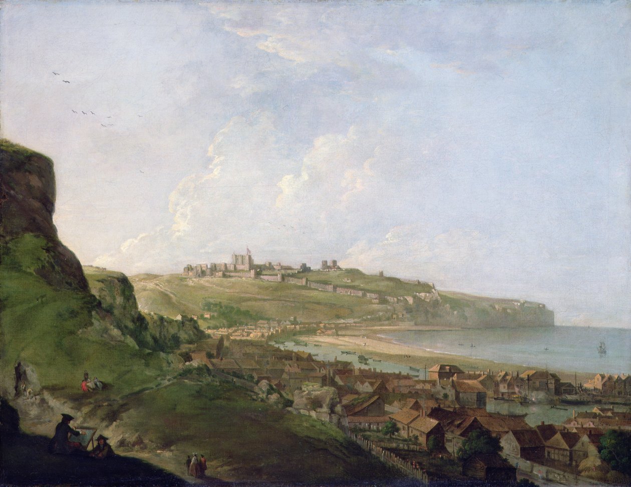 Dover Castle (olie på lærred) af Richard Wilson