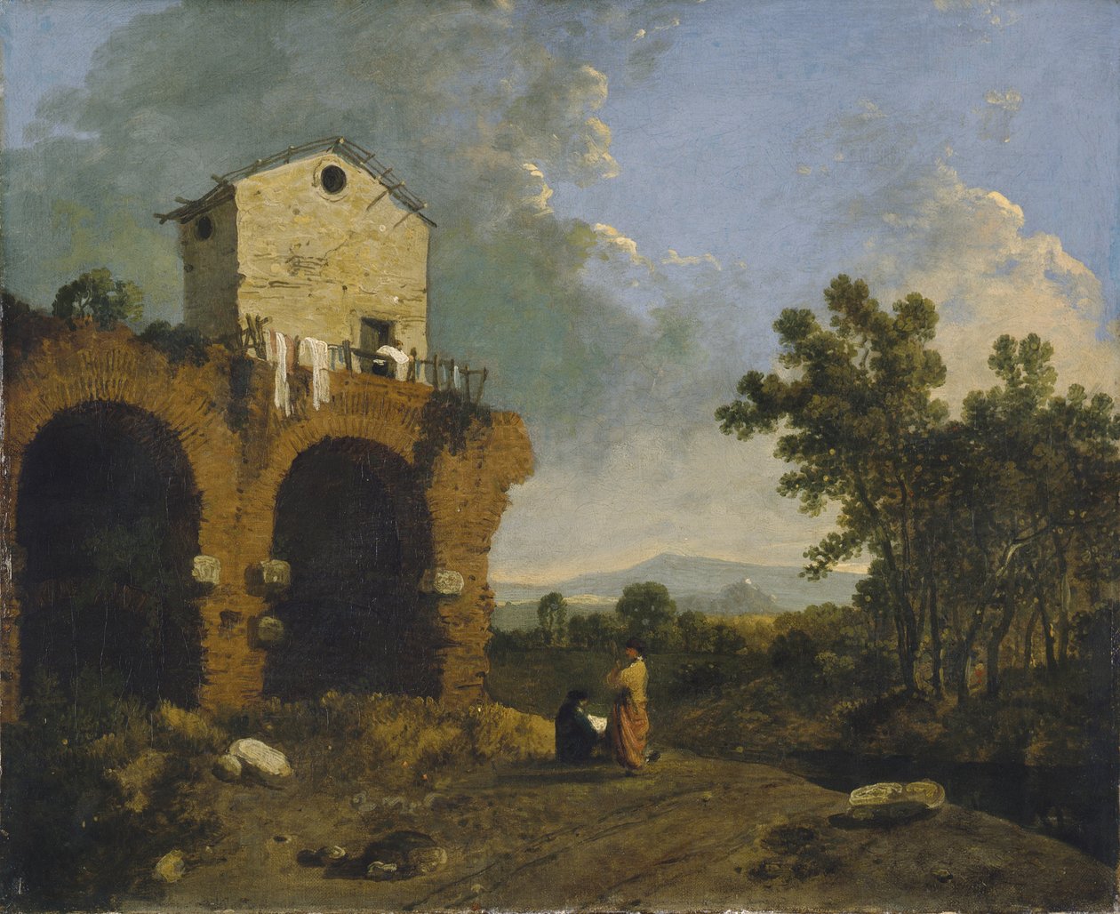Hadrians Villa, nær Tivoli af Richard Wilson