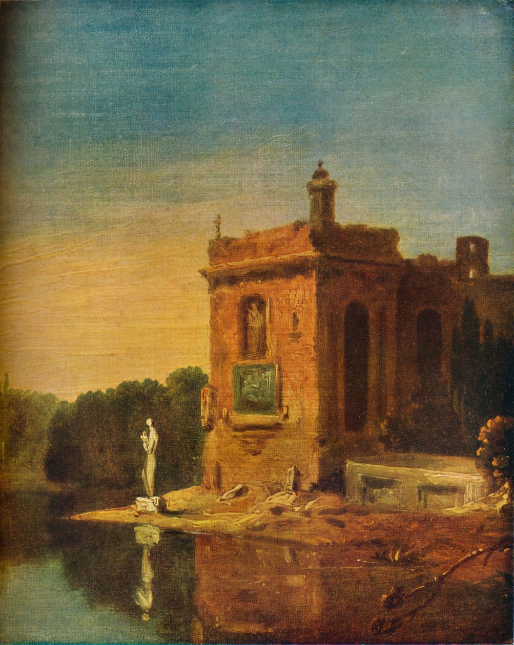 Italiensk scene, c1744 af Richard Wilson