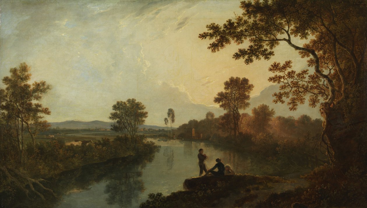 River Dee, ca. 1760 (olie på lærred) af Richard Wilson