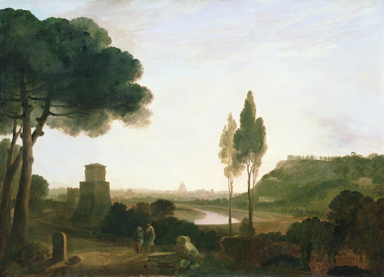 Rom og Ponte Molle af Richard Wilson