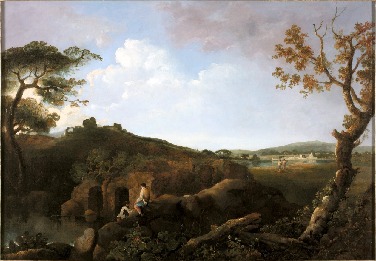 Alban Hills (olie på lærred) af Richard Wilson
