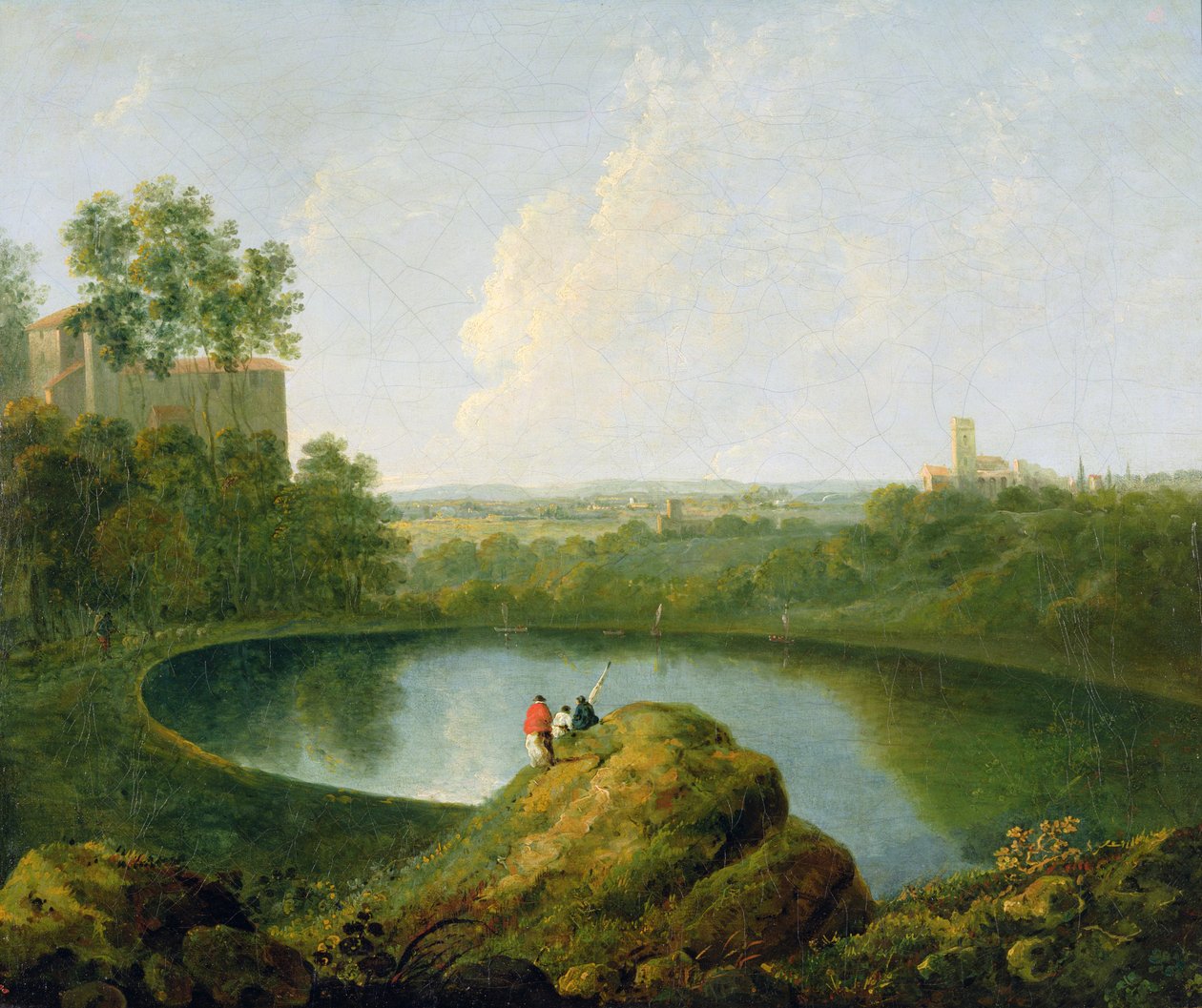 The Head of Lake Nemi (olie på lærred) af Richard Wilson
