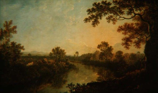 The River Dee, nær Eaton Hall, ca. 1759-60 af Richard Wilson