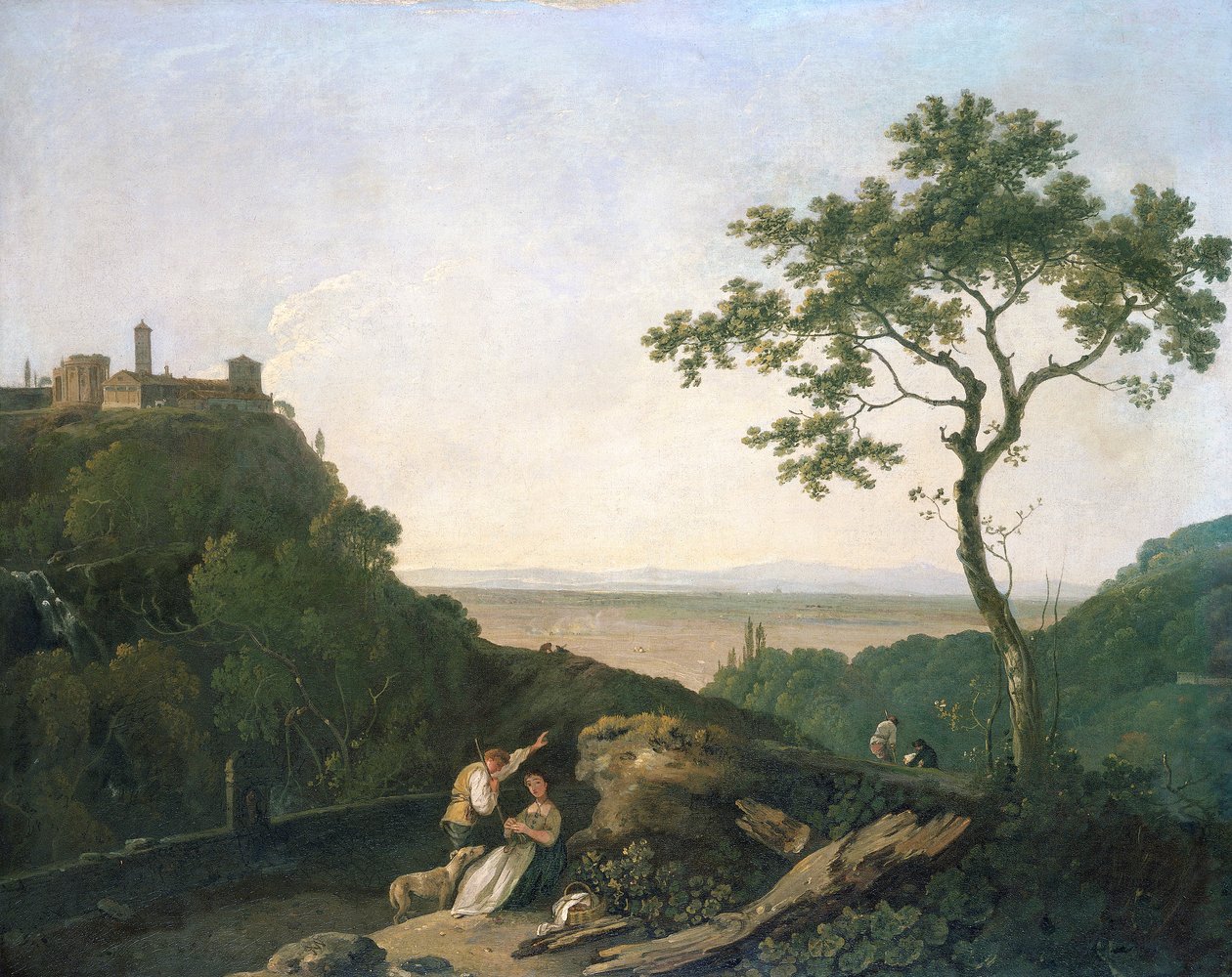 Udsigt i Tivoli, c1765-1770. af Richard Wilson