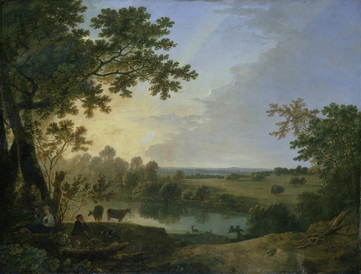 Udsigt i Windsor Great Park, begyndelsen af 1760