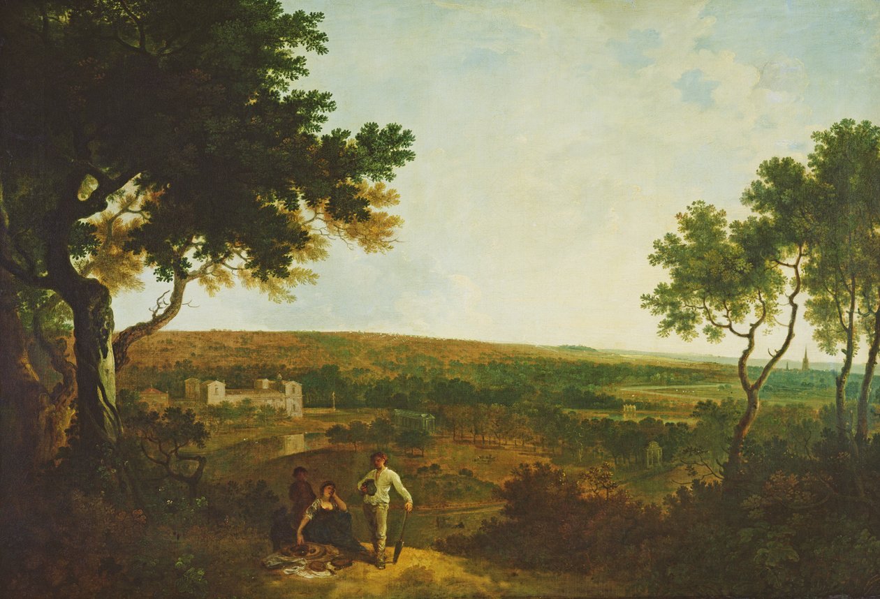 Wilton House from the South (olie på lærred) af Richard Wilson