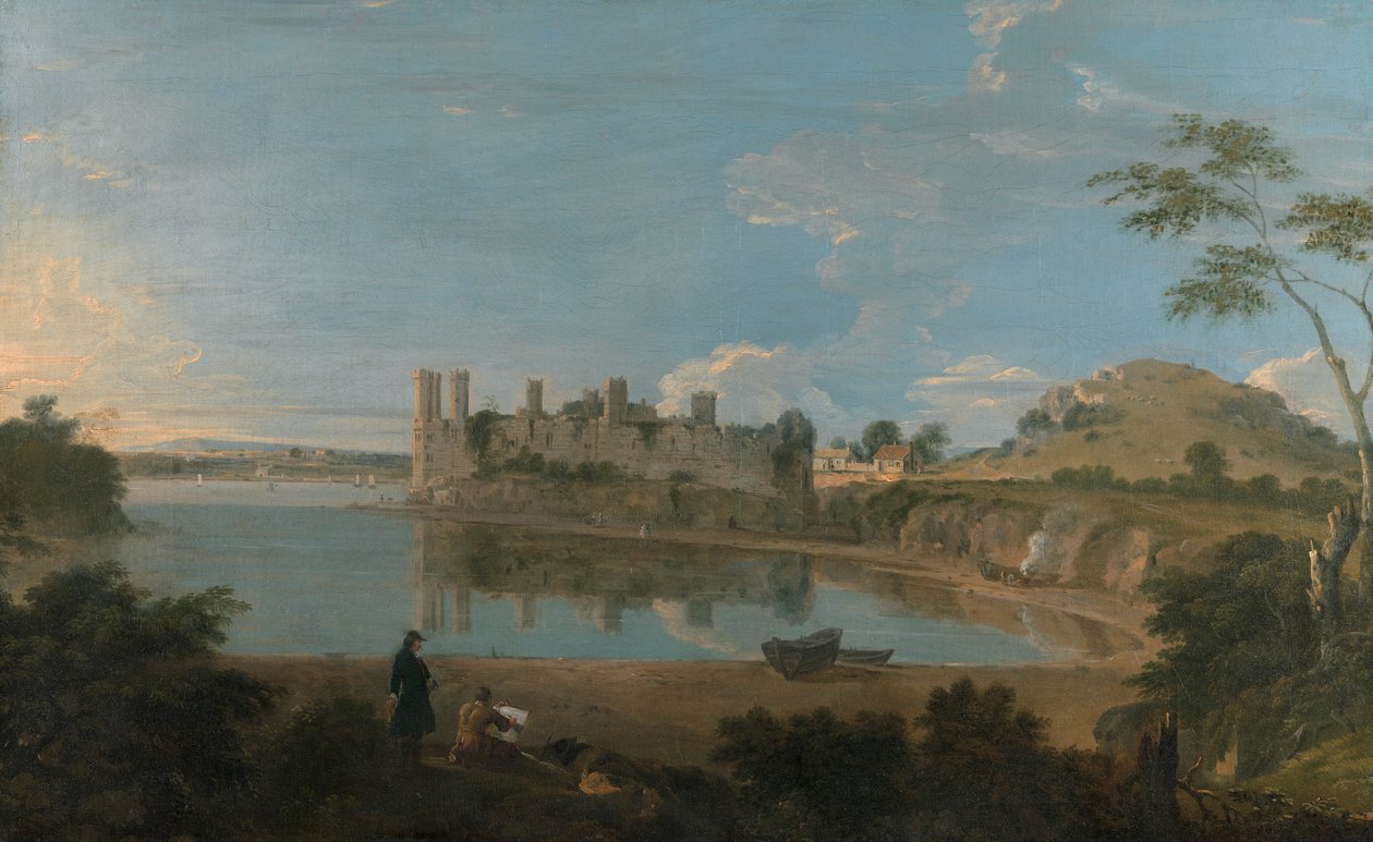Caernarfon Slot af Richard Wilson