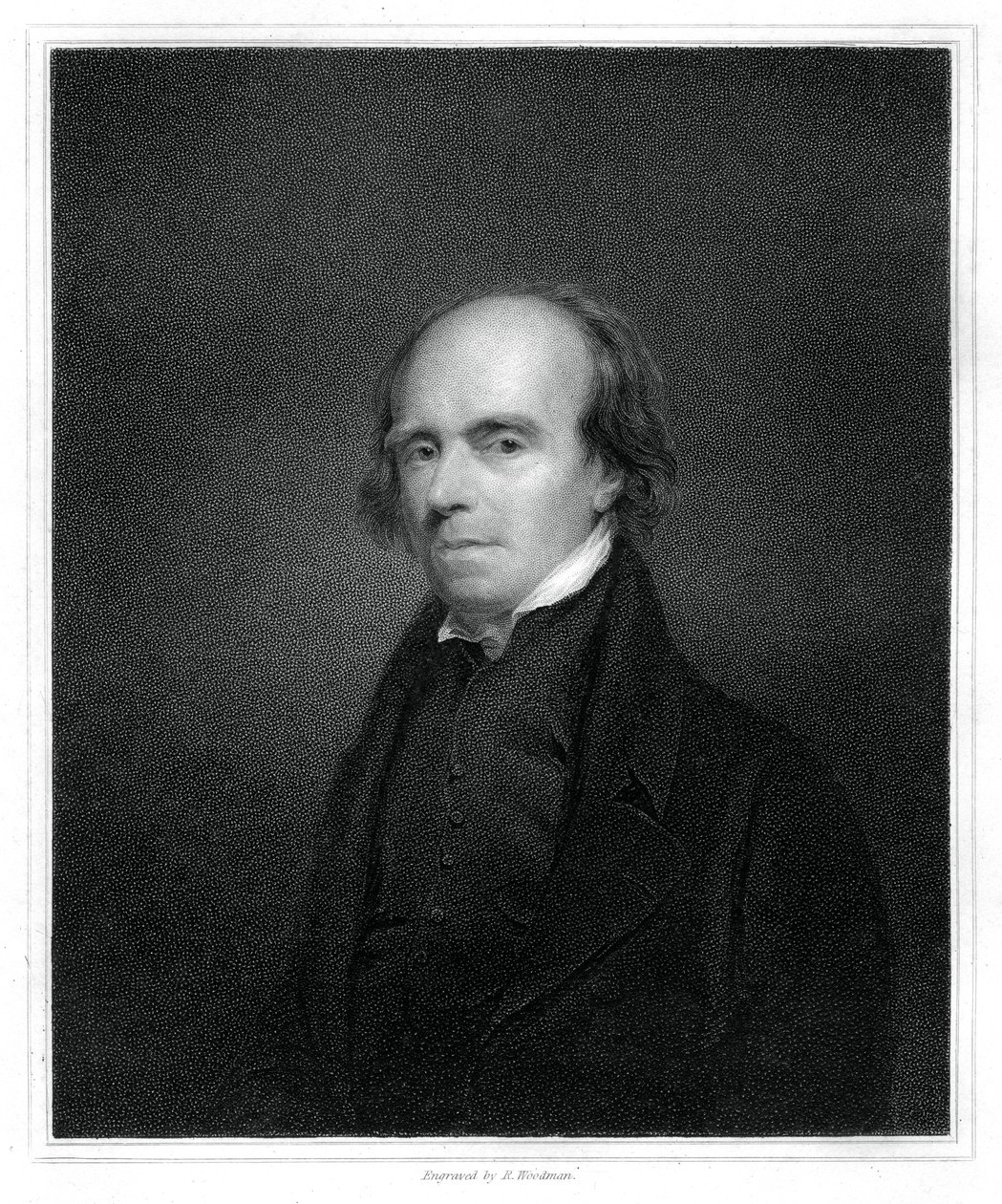 John Flaxman, britisk designer, tegner og billedhugger, 1833. af Richard Woodman