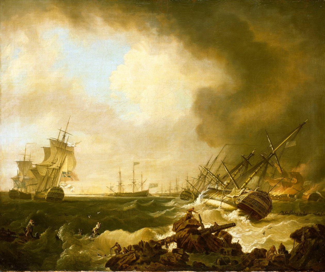 Slaget ved Quiberon-bugten, 21. november 1759: Dagen efter af Richard Wright