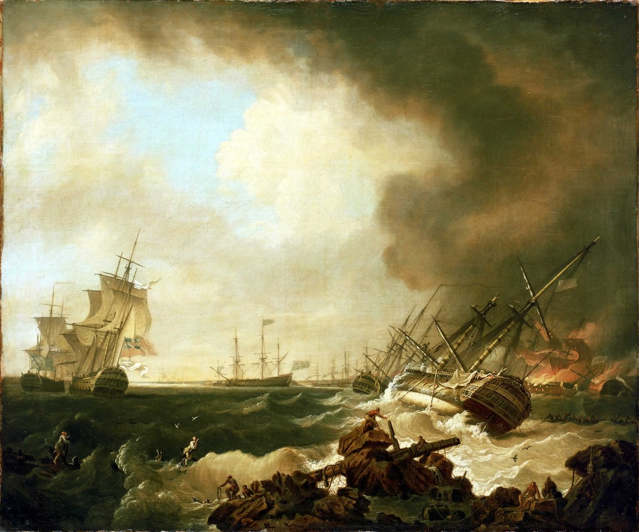 Slaget ved Quiberon-bugten, 21. november 1759: Dagen efter af Richard Wright